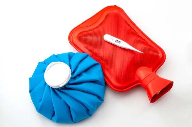 Terapia frio, calor, para aliviar dolor de espalda
