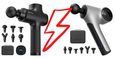 Comparativa de las pistolas de masaje Opove M3 pro 2 y Opove Apex