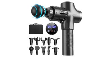 Review de la pistola de masaje ansgec MG5 Comprar en oferta y opinion